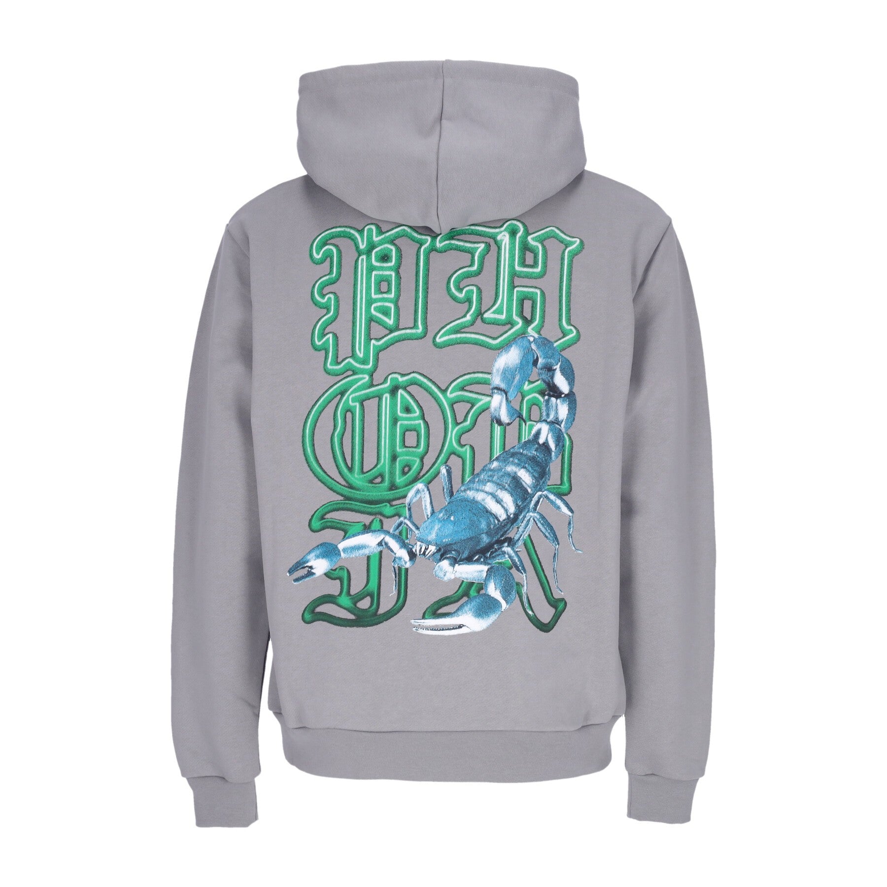 Phobia, Felpa Leggera Cappuccio Uomo Scorpion Hoodie, 