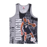 Mitchell & Ness, Canotta Tipo Basket Uomo Nba Burst Mesh Tank No 21 Tim Duncan Saaspu, Original Team Colors