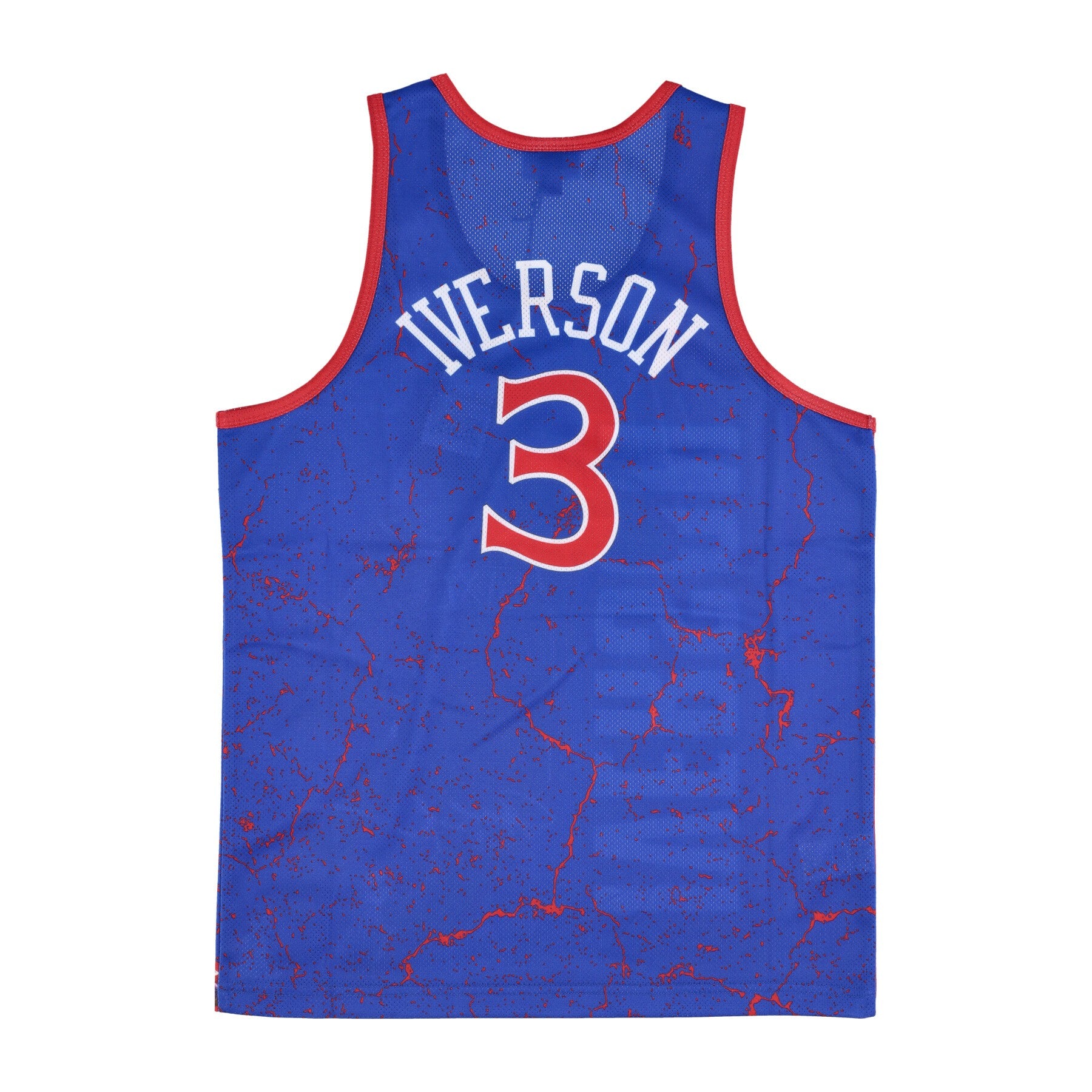 Mitchell & Ness, Canotta Tipo Basket Uomo Nba Burst Mesh Tank No 3 Allen Iverson Phi76e, 