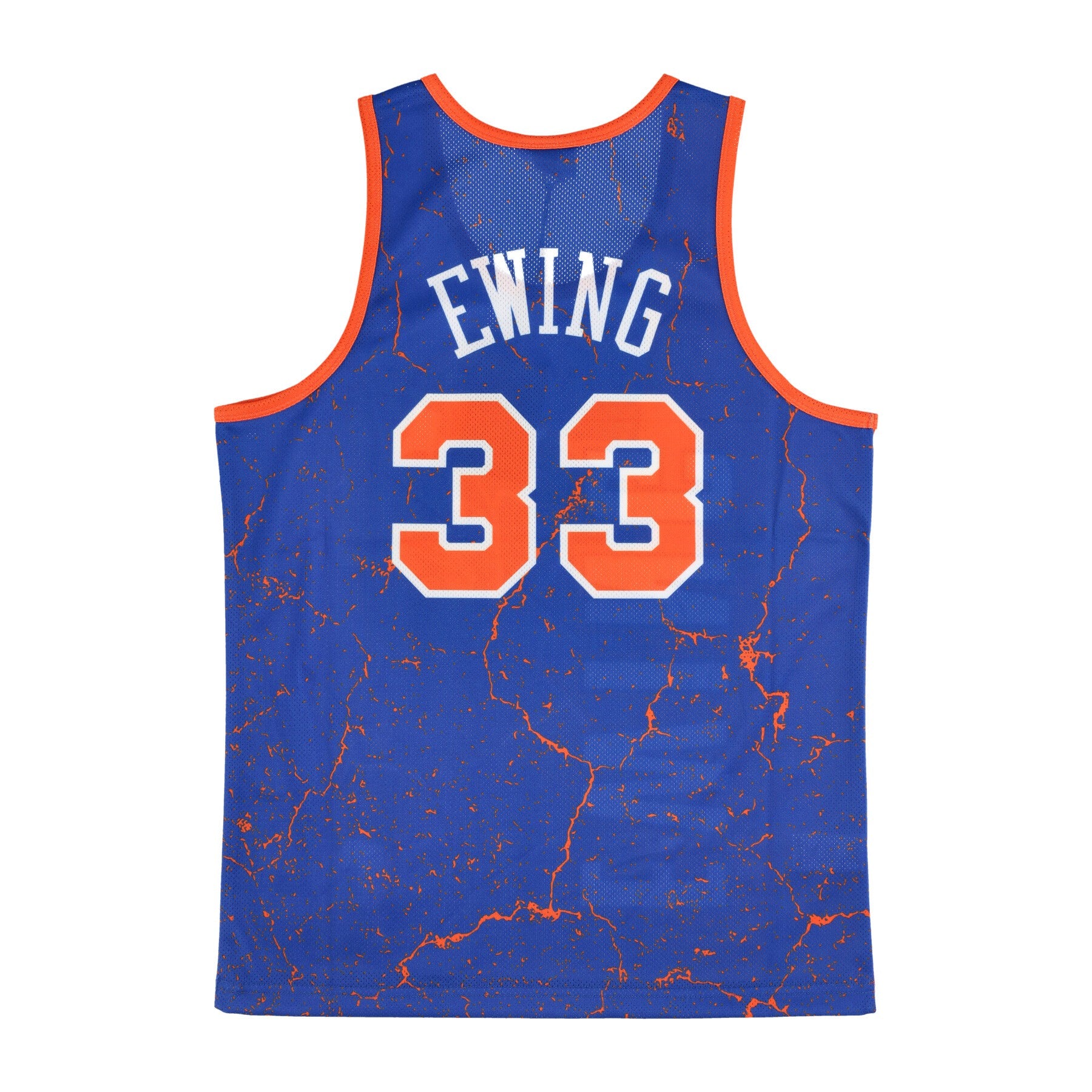 Mitchell & Ness, Canotta Tipo Basket Uomo Nba Burst Mesh Tank No 33 Patrick Ewing Neykni, 