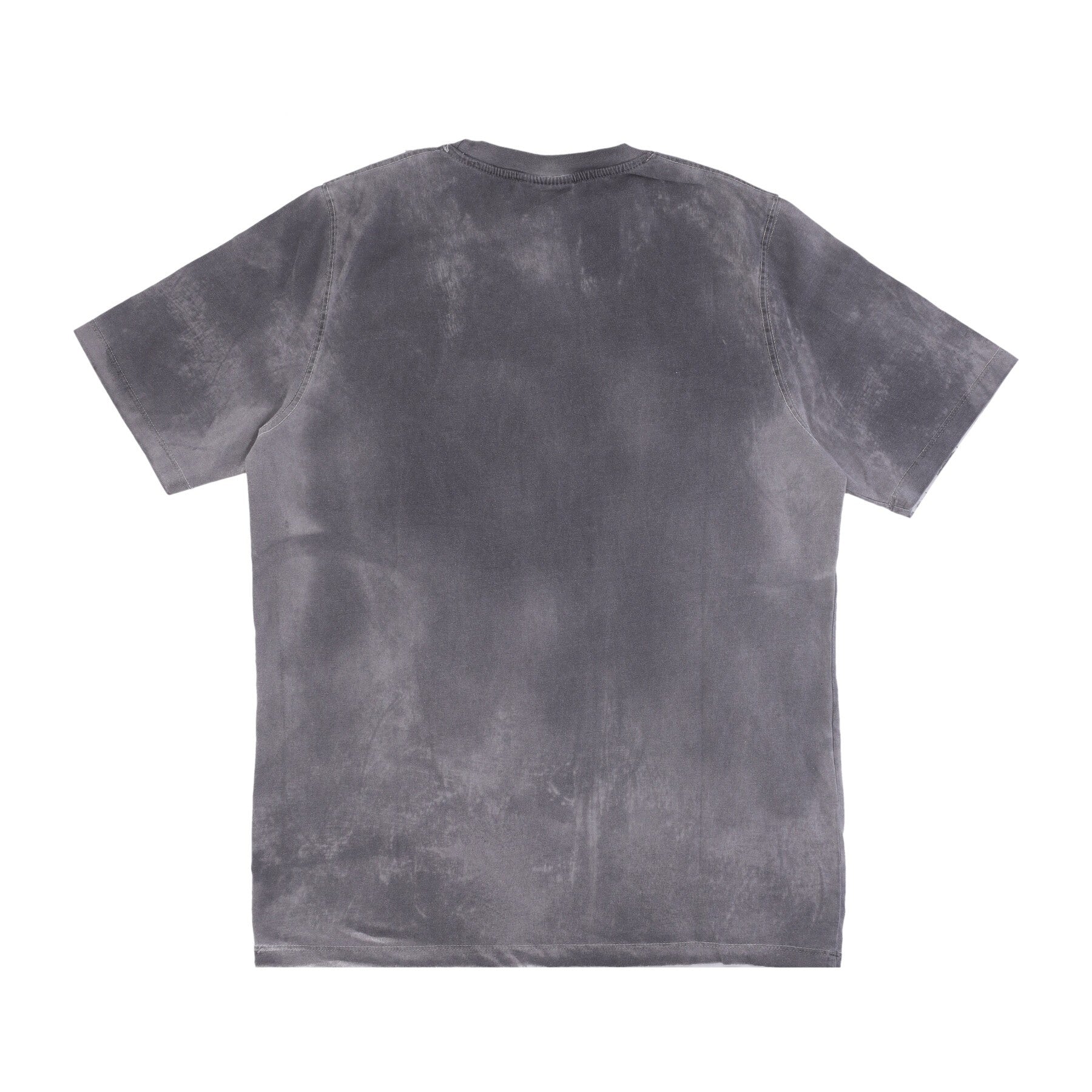 Washed Logo Tee Stone Wash Schwarzes Herren-T-Shirt