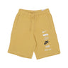 Nike, Pantalone Corto Tuta Uomo Club+ French Terry Short, Wheat Gold