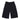 Carhartt Wip, Pantalone Corto Donna Craft Short, Black Rinsed