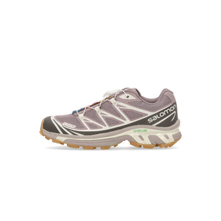 Salomon, Scarpa Outdoor Uomo Xt-6, Quail/plum Kitten/vanilla Ice