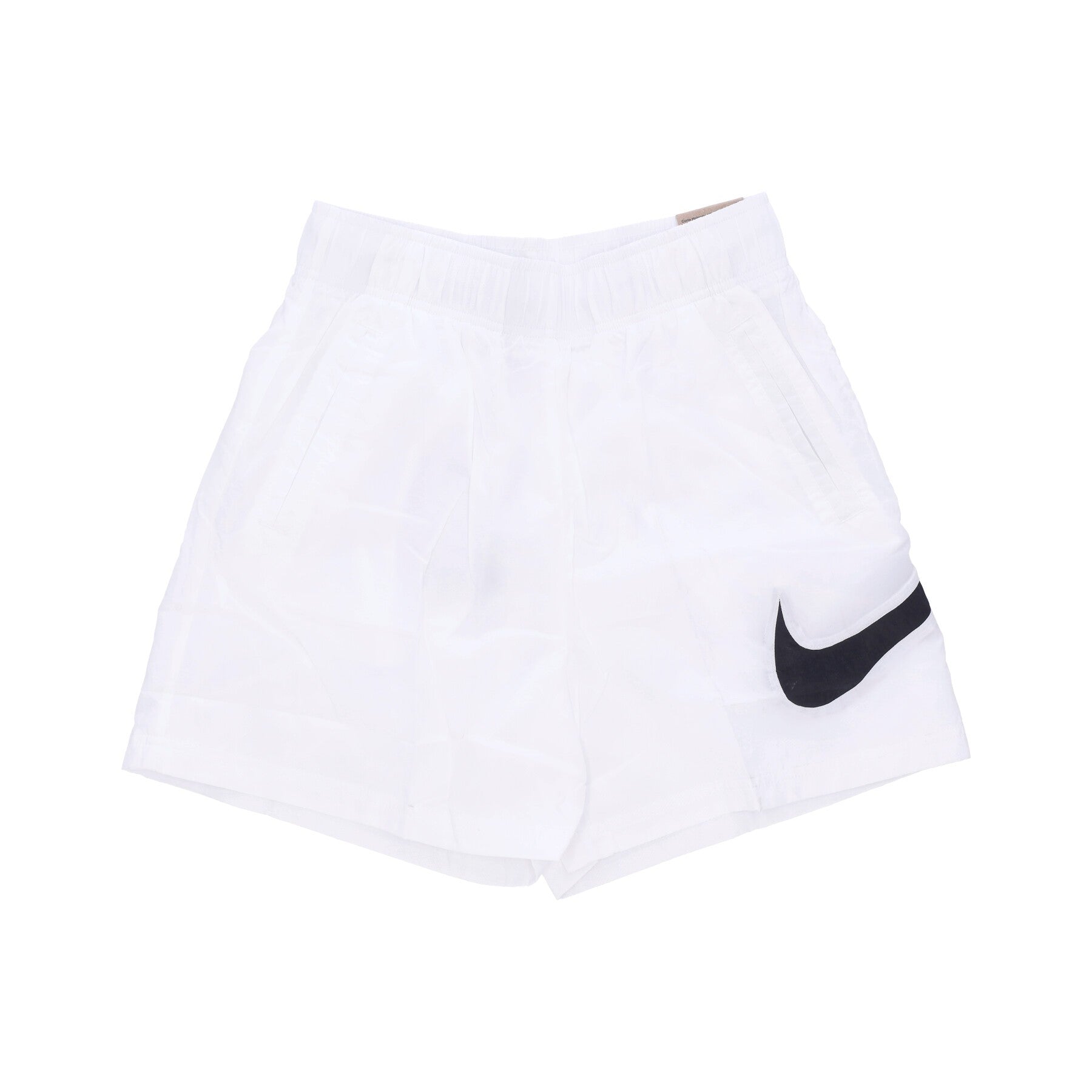 Nike, Pantaloncino Donna Sportswear Essentials Woven High-rise Short Hbr, White/black