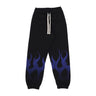 Vision Of Super, Pantalone Tuta Leggero Uomo Flames Pants, Black/blue