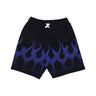 Vision Of Super, Pantalone Corto Tuta Uomo Flames Short, Black/blue