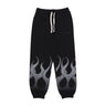 Vision Of Super, Pantalone Tuta Leggero Uomo Flames Pants, Black/grey