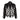 Vision Of Super, Giubbotto Uomo Flames Jacket, Black/off White