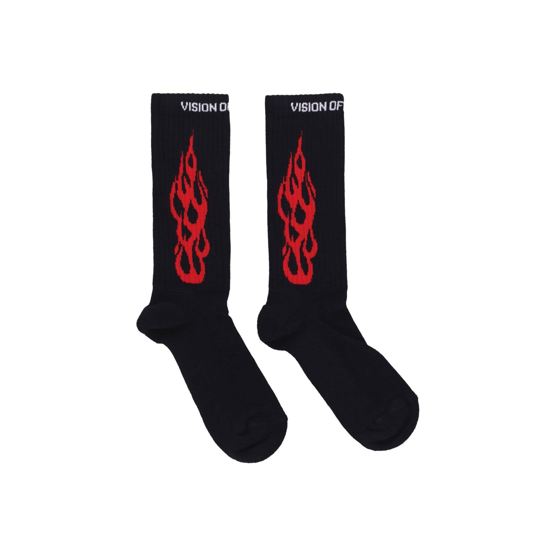 Vision Of Super, Calza Media Uomo Tribal Flames Socks, 