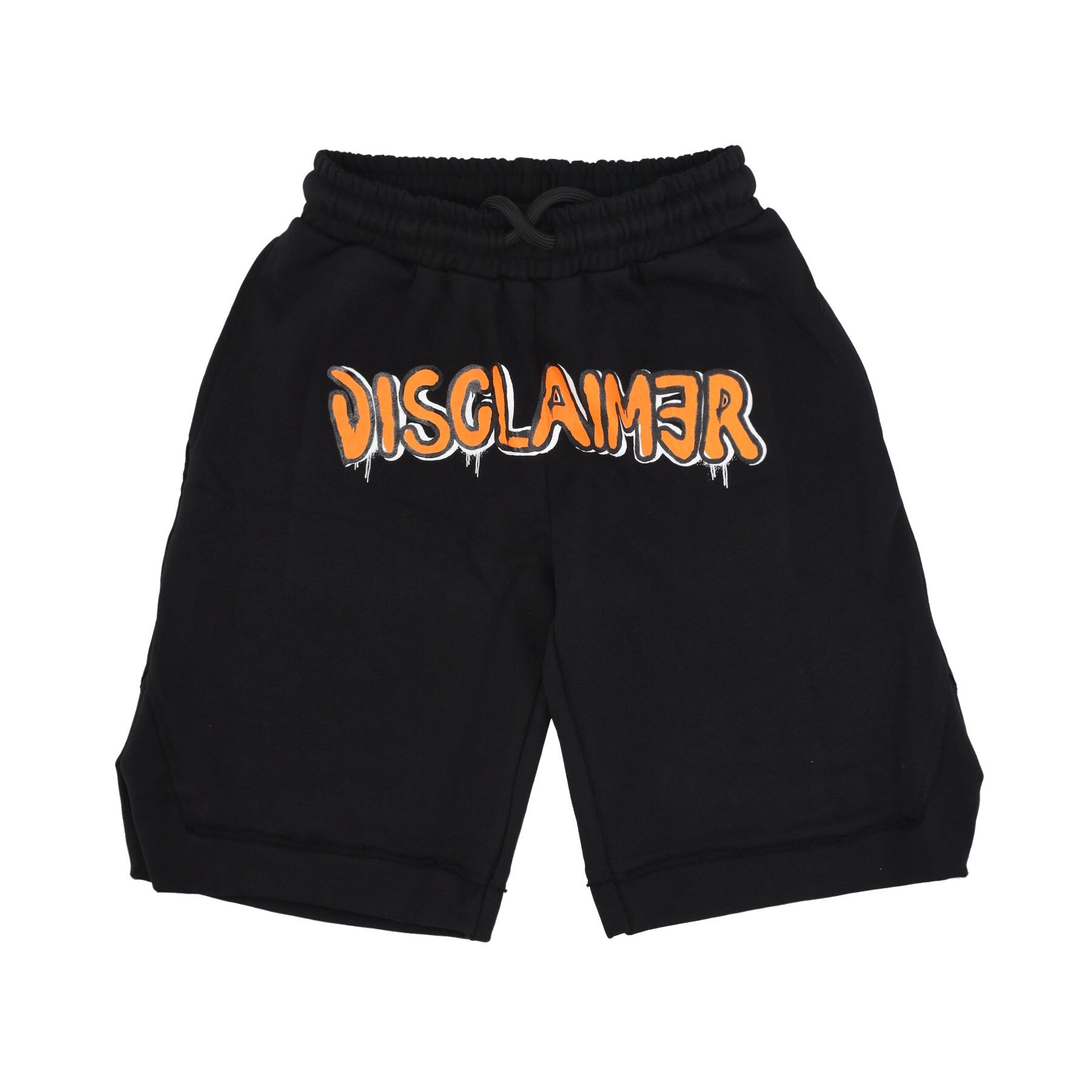 Pantalone Corto Tuta Uomo Colored Logo Short Black/orange