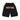 Pantalone Corto Tuta Uomo Colored Logo Short Black/orange