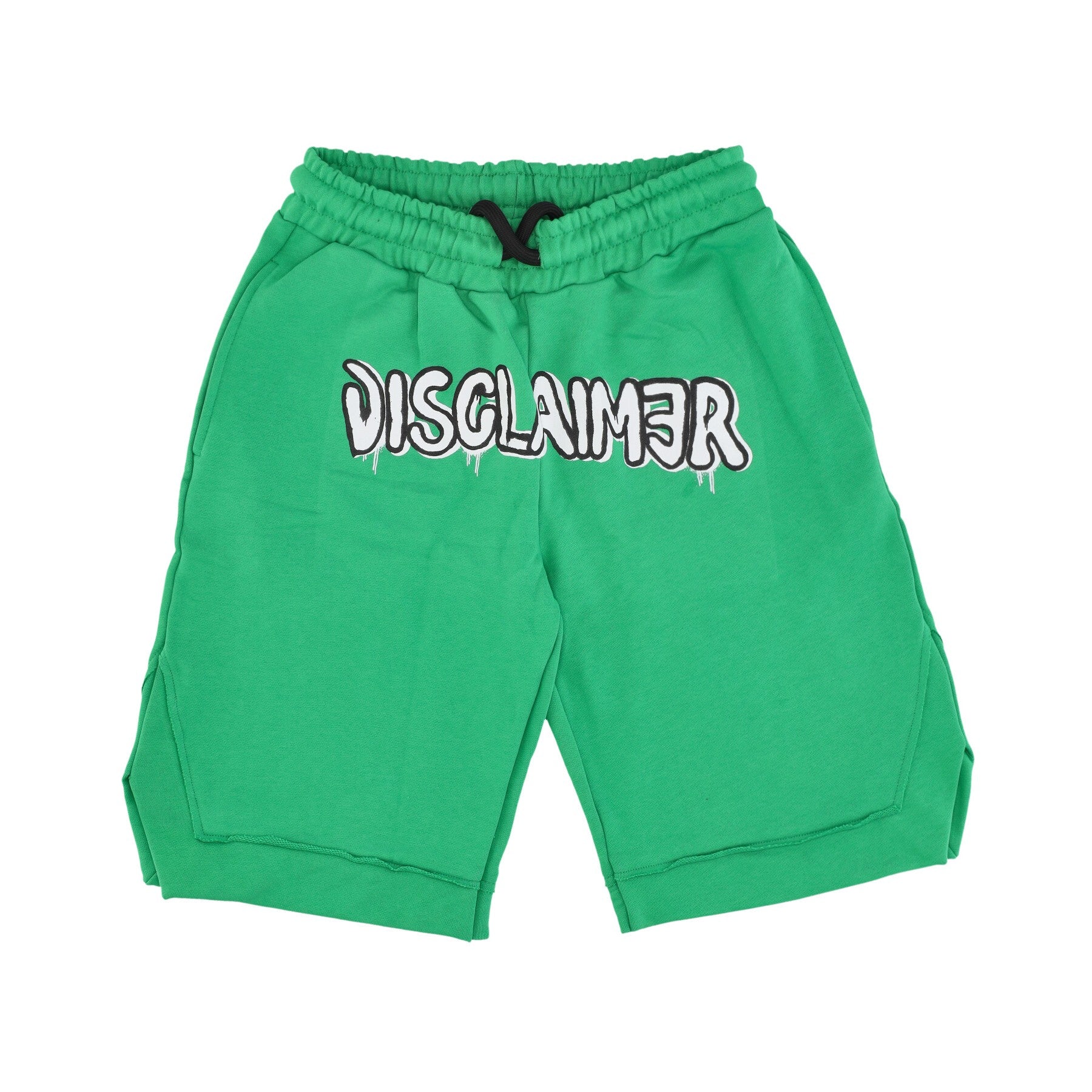 Pantalone Corto Tuta Uomo Colored Logo Short Green/white