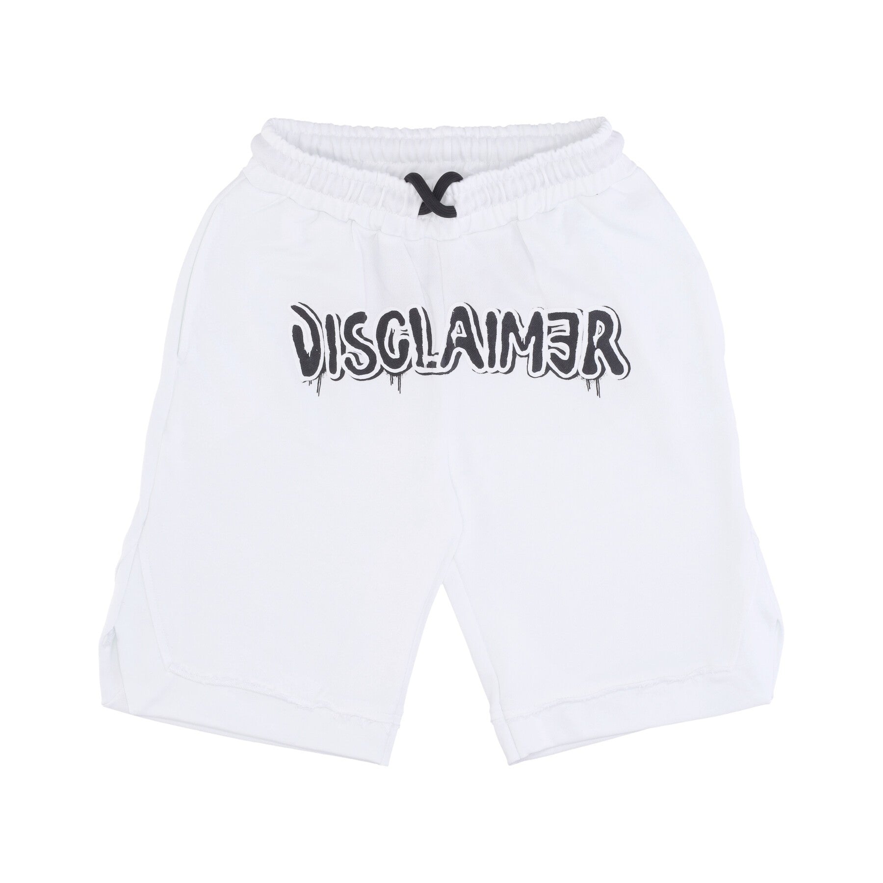 Pantalone Corto Tuta Uomo Colored Logo Short White/black