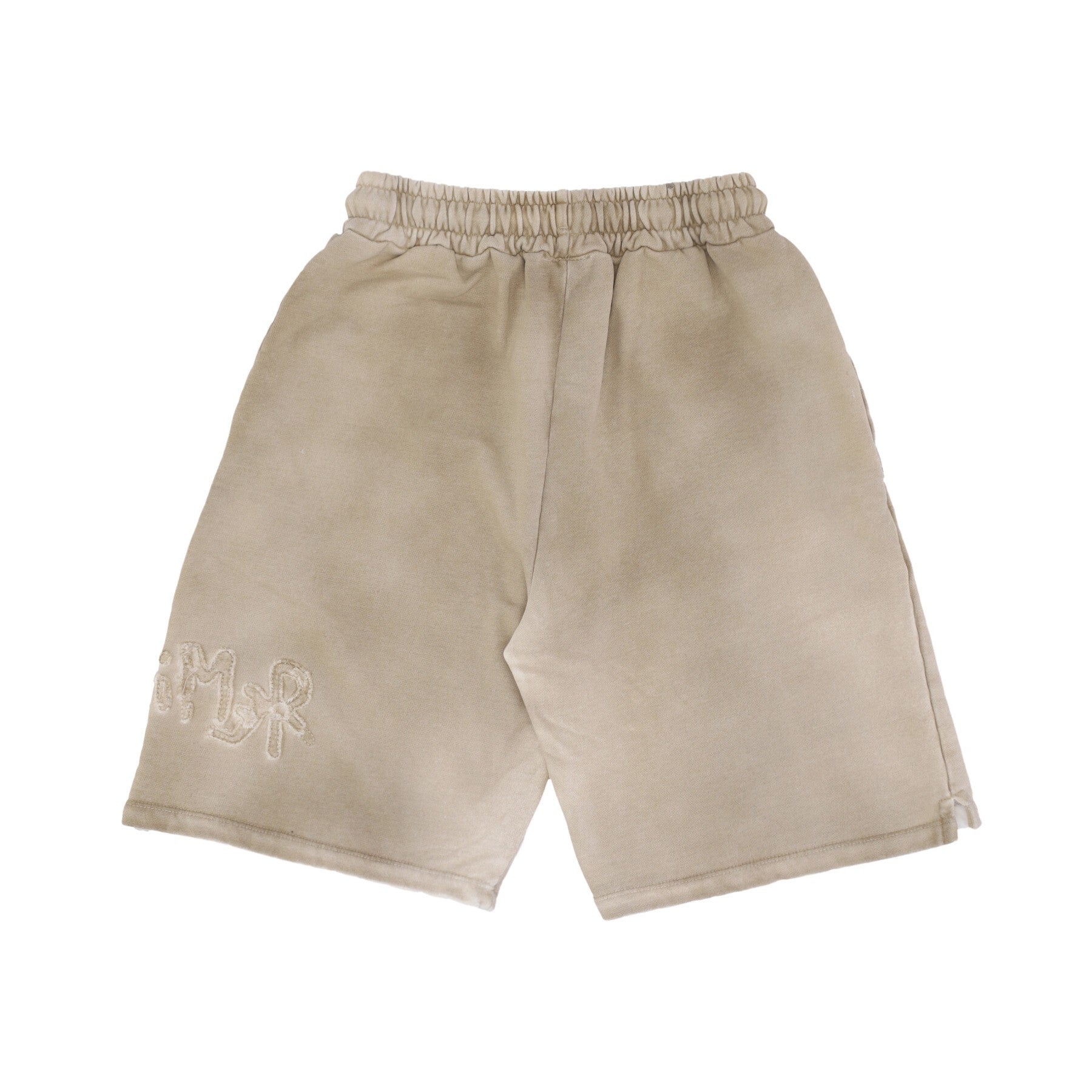 Pantalone Corto Tuta Uomo Washed Logo Short Safari