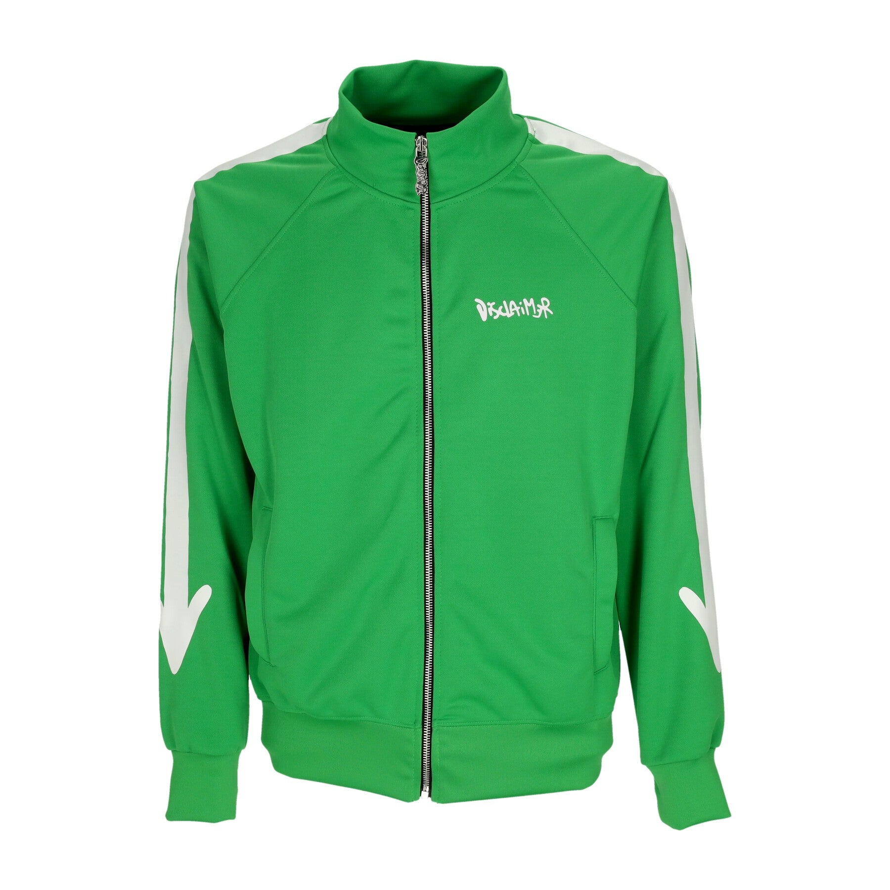 Men's Tracksuit Jacket Essentials Logo Full Zip Sweatshirt Green