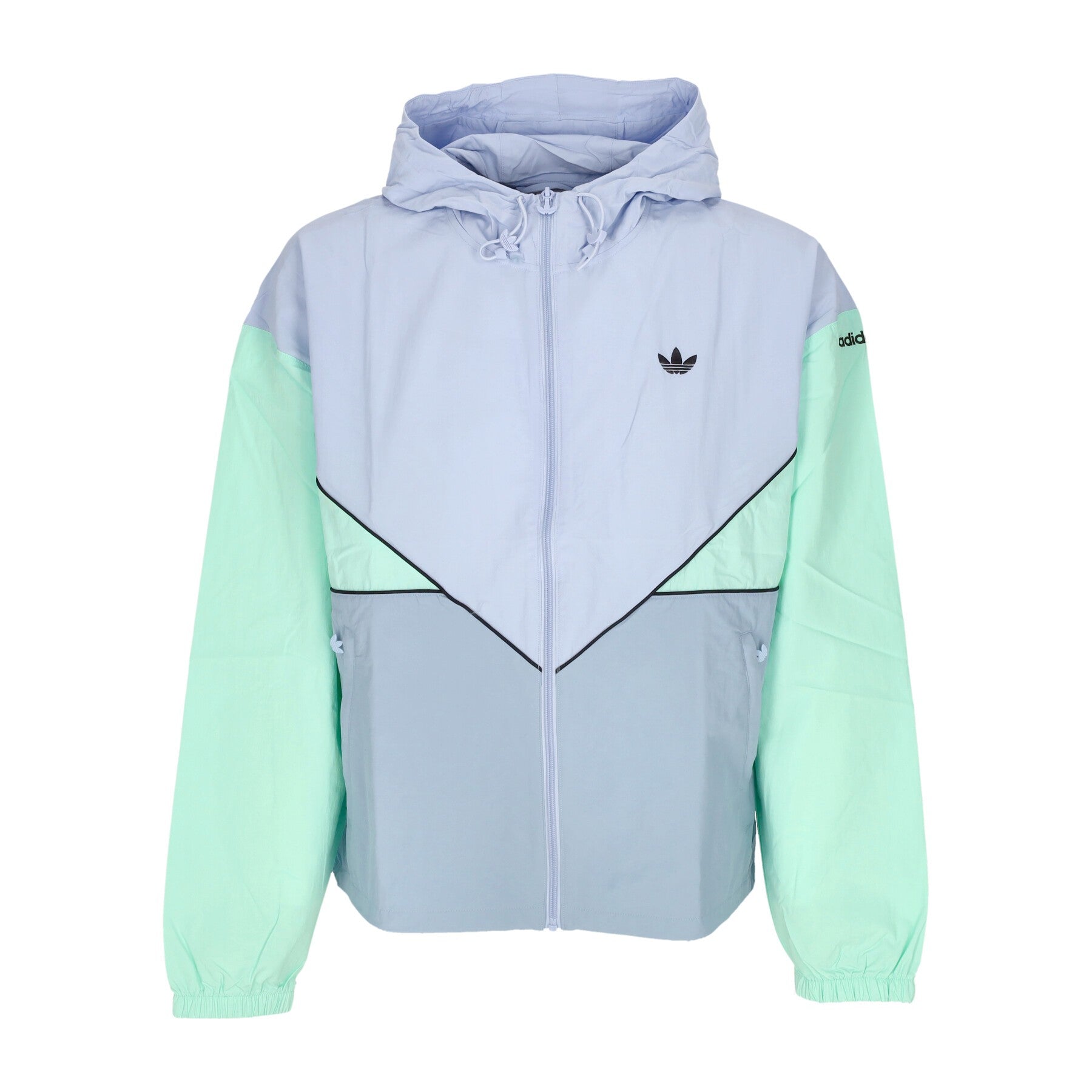 Adidas, Giacca A Vento Uomo Seasonal Archive Windbreaker, Bludaw/ambient Sky/easy Green