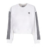 Adidas, Felpa Leggera Girocollo Donna Adicolor Sweatshirt, White