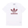 Adidas, Maglietta Uomo Adicolor Classic Trefoil Tee, White/red