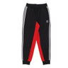 Adidas, Pantalone Tuta Felpato Uomo Sustainability Fleece Track Pant, Black/red