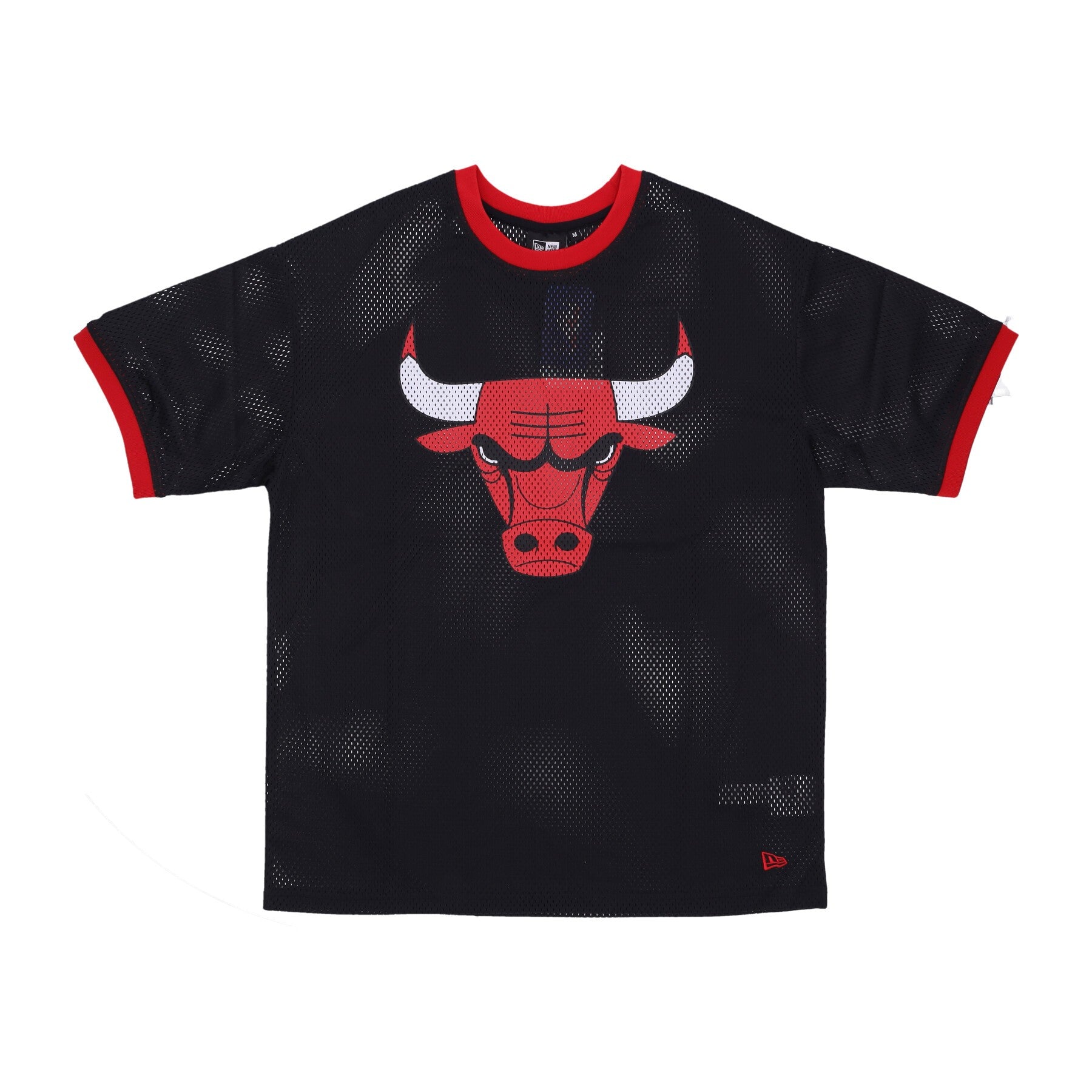 Maglietta Uomo Nba Team Logo Mesh Os Tee Chibul Black/front Door Red