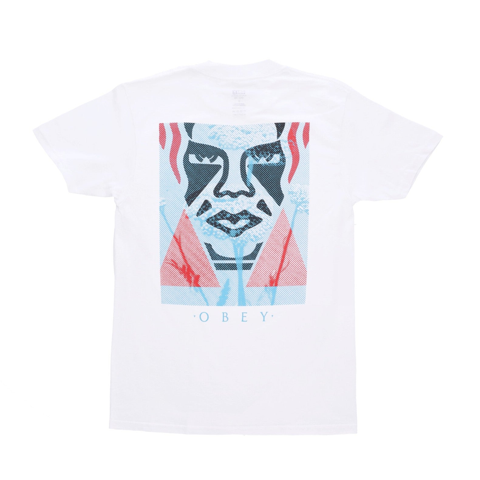 Obey, Maglietta Uomo Deco Icon Face Classic Tee, White