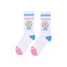 American Socks, Calza Media Uomo Mid High No Bad Days, White/multi