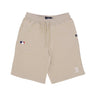 47 Brand, Pantalone Corto Tuta Uomo Mlb Lc Emb Helix Base Runner Shorts Bosred, Light Khaki