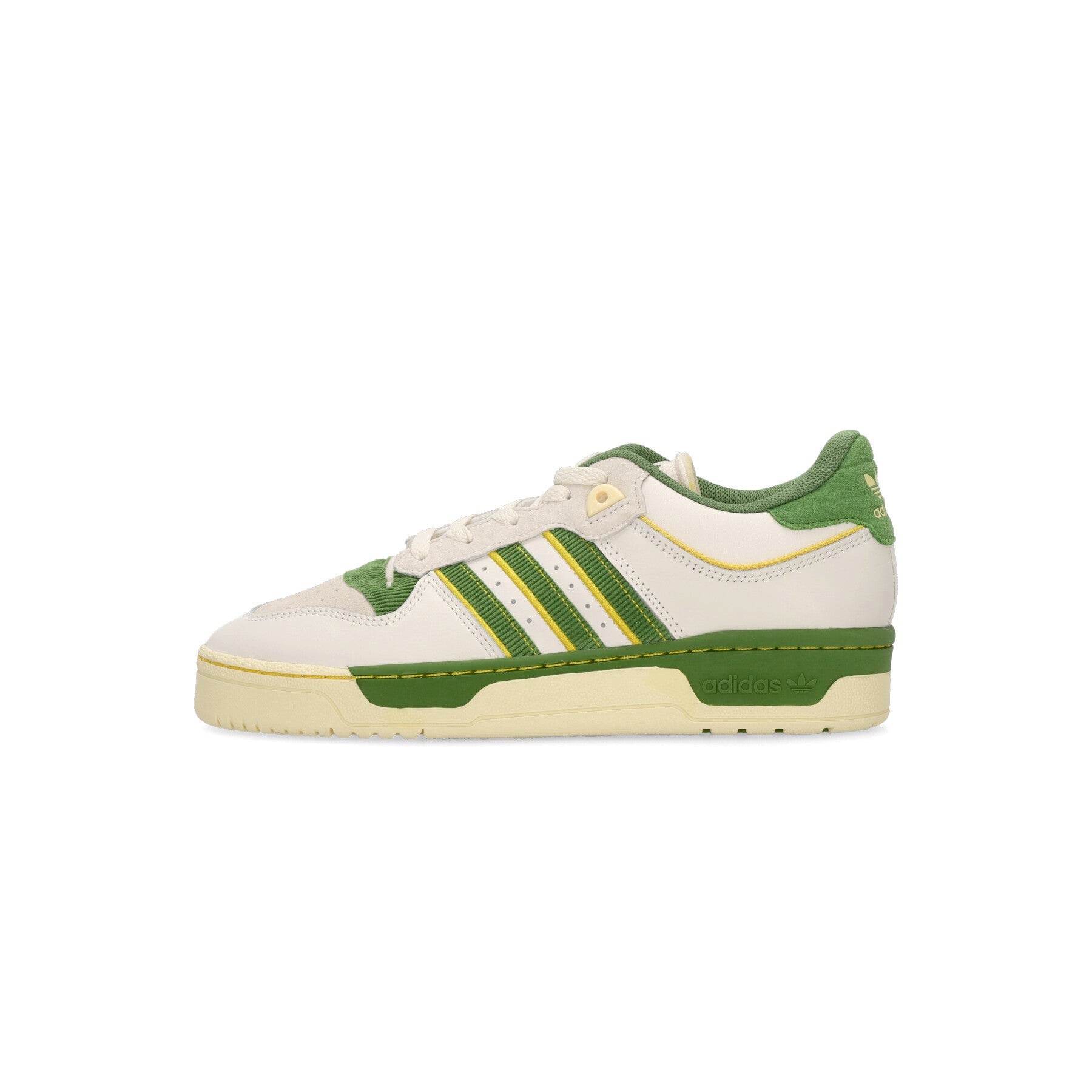 Adidas, Scarpa Bassa Uomo Rivalry Low 86, Chalk White/crew Green/hazy Yellow