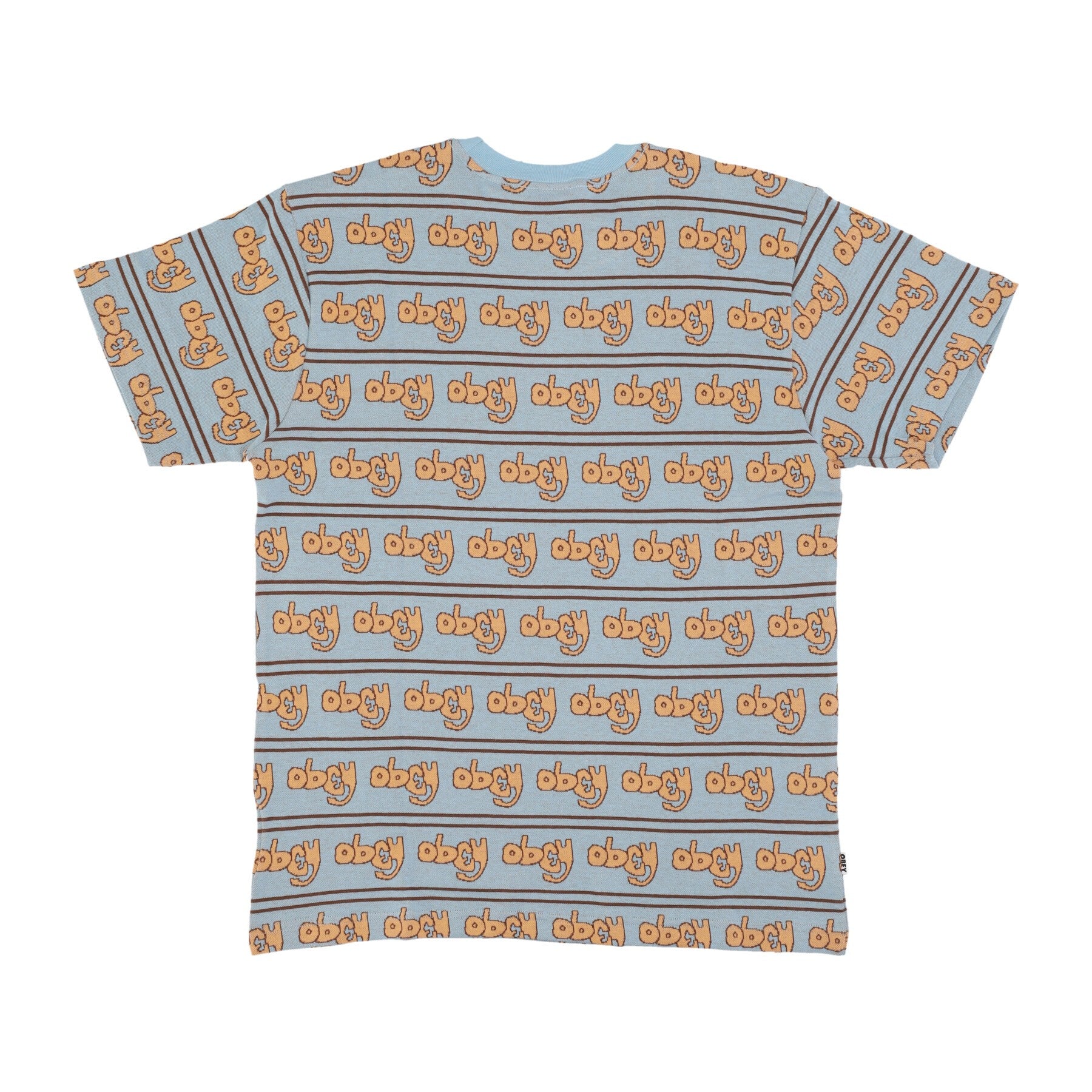 Men's Depiction Jacquard Tee Sky Blue Multi T-Shirt