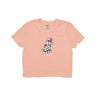 Obey, Maglietta Corta Donna Eyes Dalmation Cropped Emma Fitted Tee, 