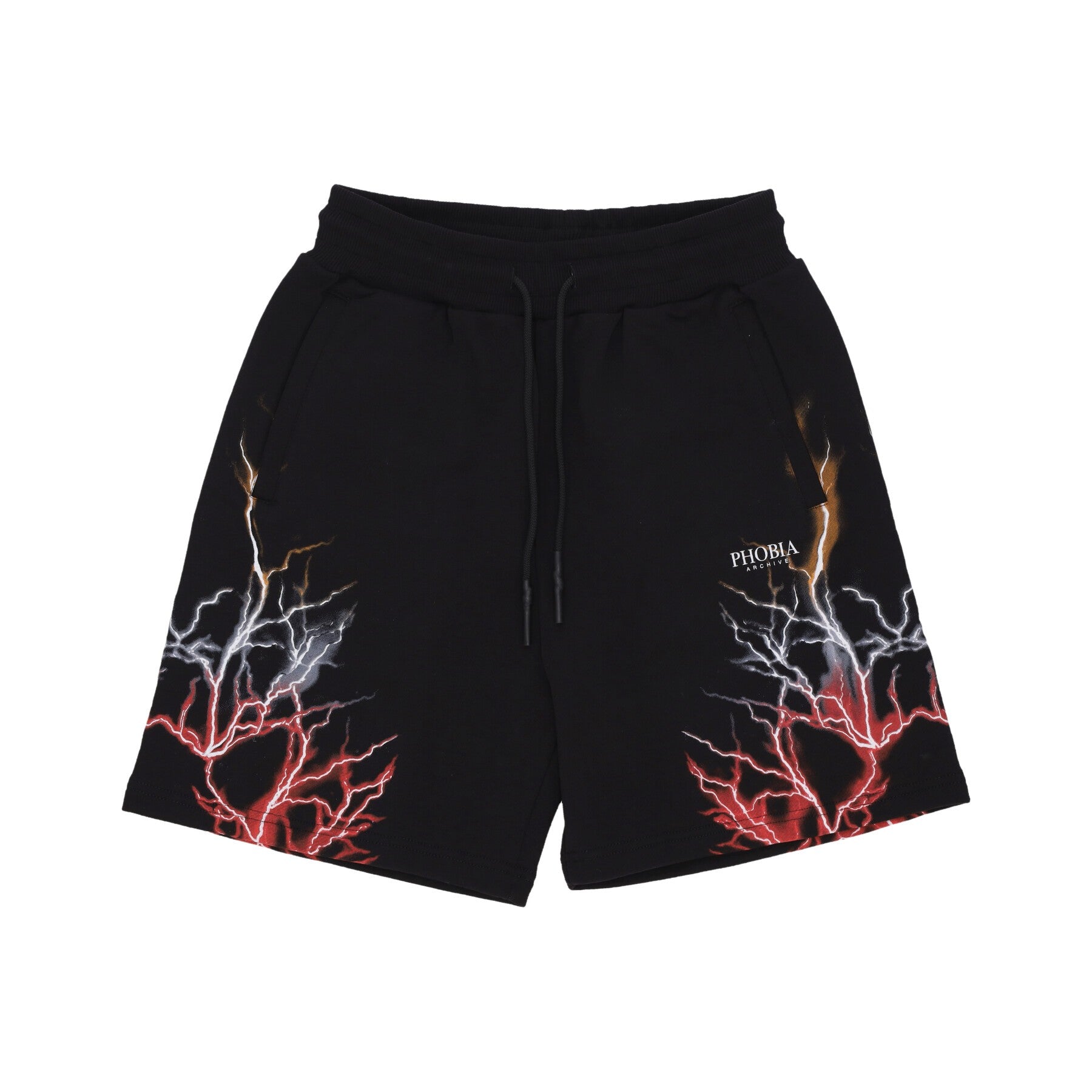 Phobia, Pantalone Corto Tuta Uomo Lightning Shorts, 