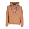 Phobia, Felpa Leggera Cappuccio Uomo Lightning Print Hoodie, Terracotta/grey