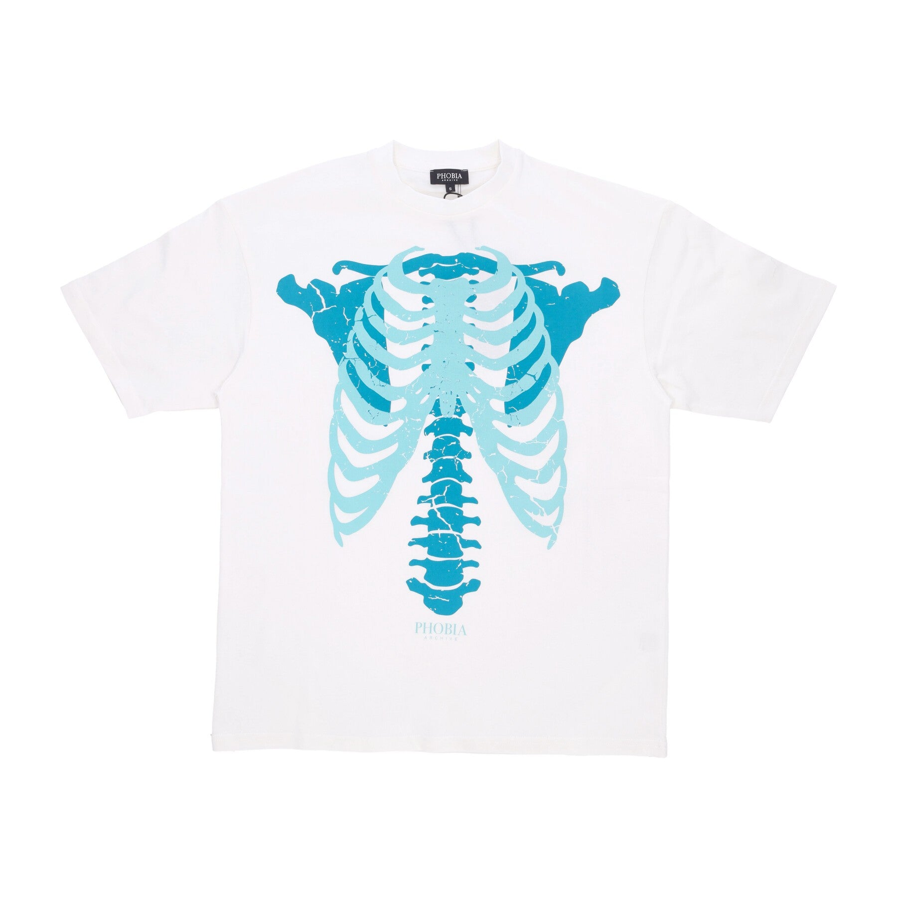 Phobia, Maglietta Uomo Skeleton Print Tee, 