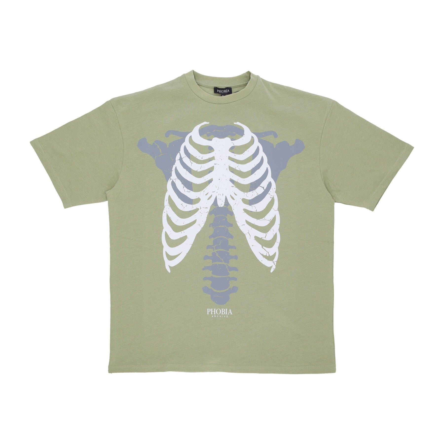 Phobia, Maglietta Uomo Skeleton Print Tee, 