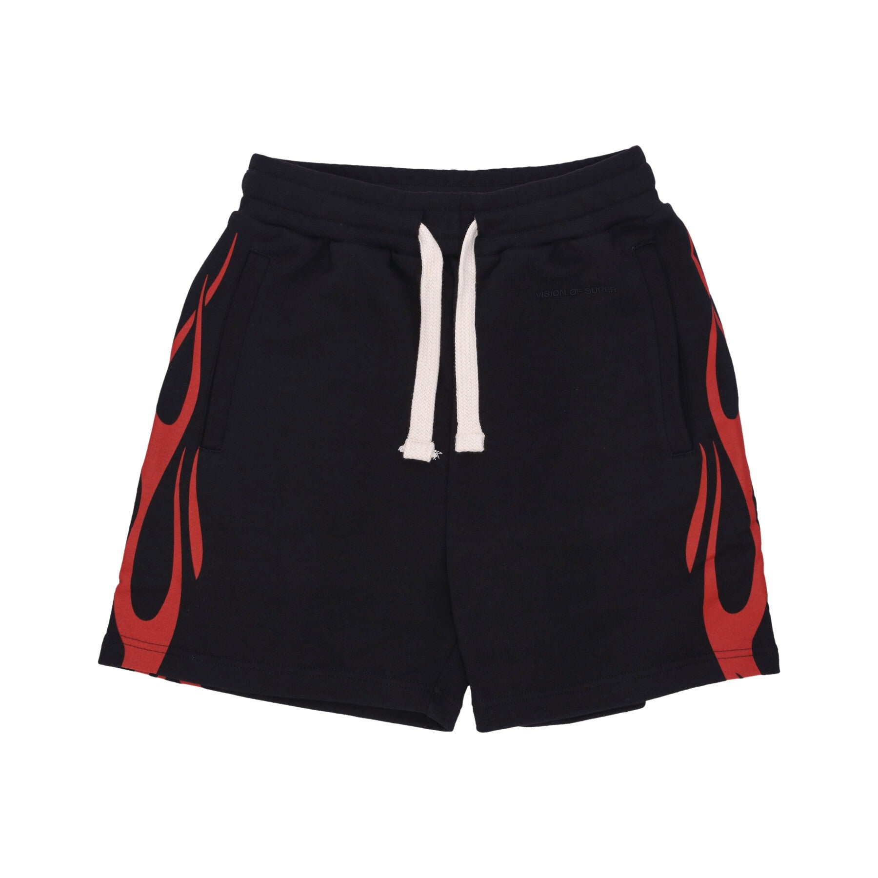 Vision Of Super, Pantalone Corto Tuta Uomo Flames Shorts, 