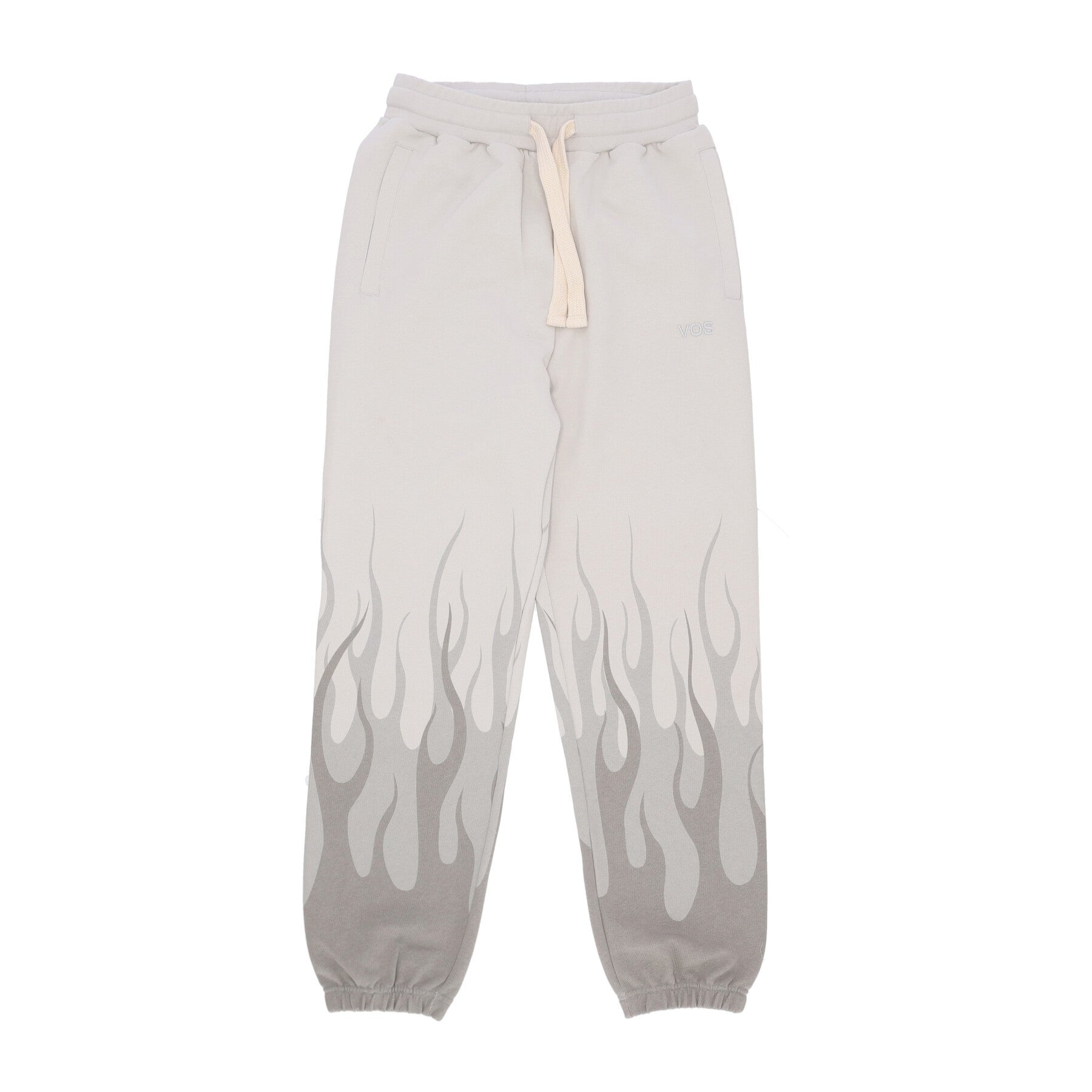 Vision Of Super, Pantalone Tuta Leggero Uomo Double Flames Pants, Lunar Rock