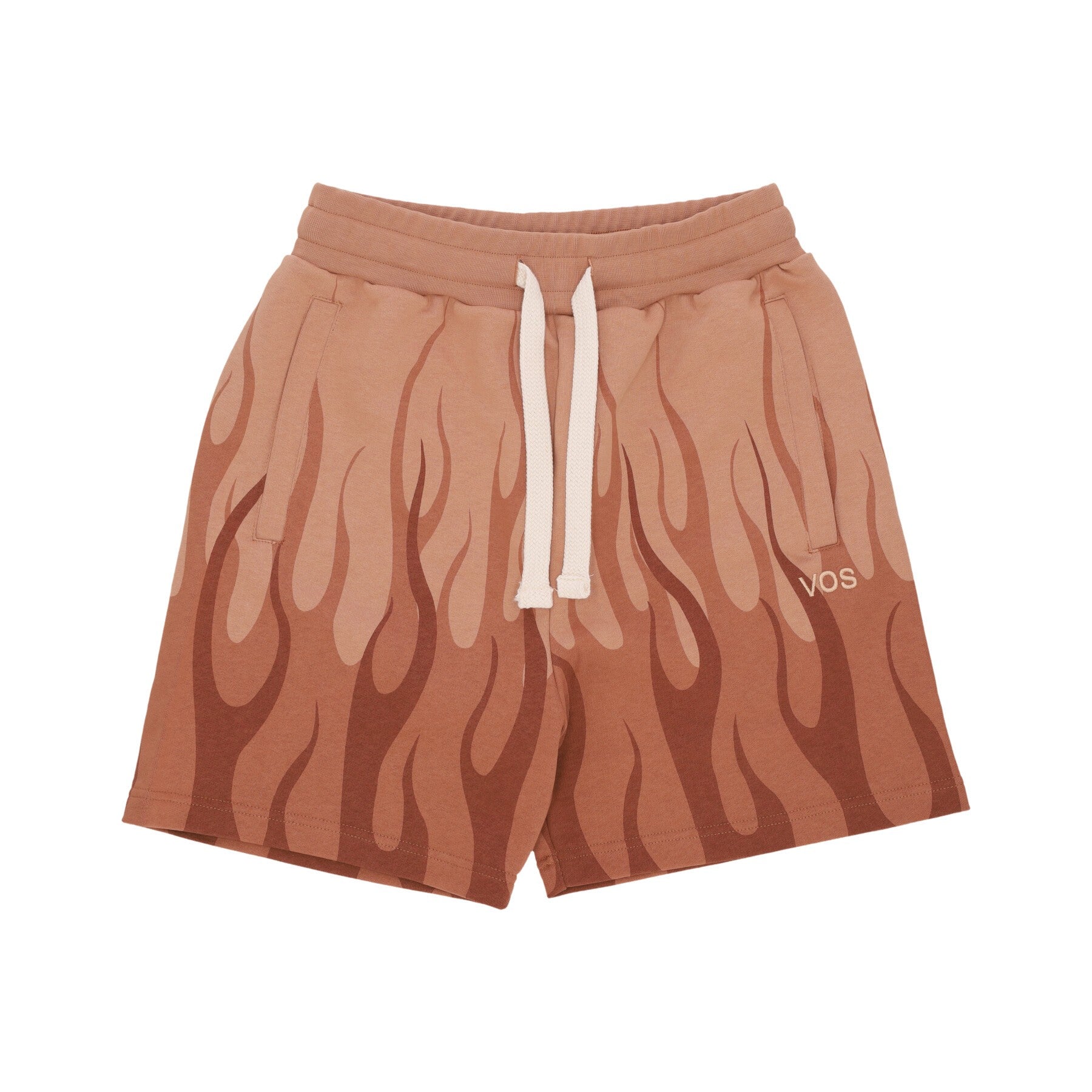 Vision Of Super, Pantalone Corto Tuta Uomo Double Flames Shorts, 