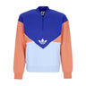 Adidas, Felpa Girocollo Uomo Adicolor Seasonal Archive Half-zip Crewneck, Semi Lucid Blue/clear Sky/hazy Copper