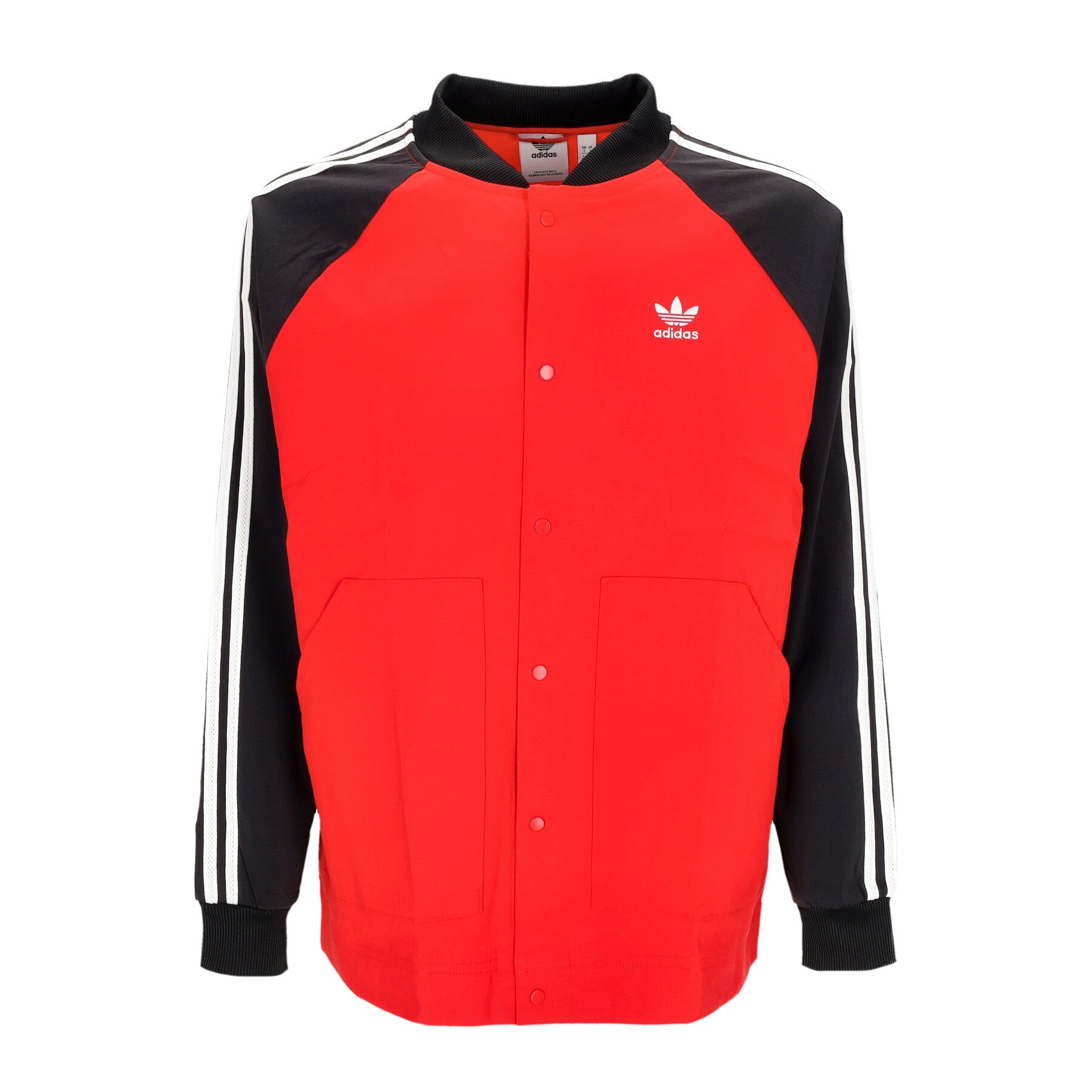 Adidas, Giacca A Vento Uomo Sst Woven Jacket, Better Scarlet/black