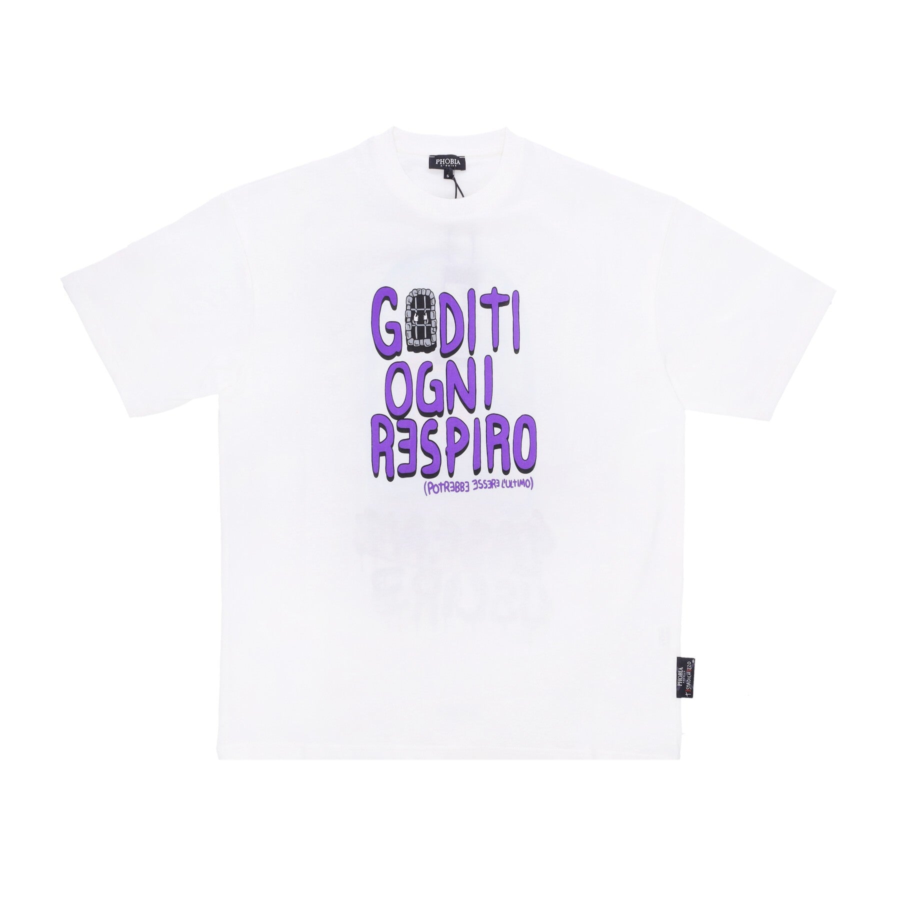 Men's Respiro Print Tee X Testa Di Chezzo T-Shirt Off White