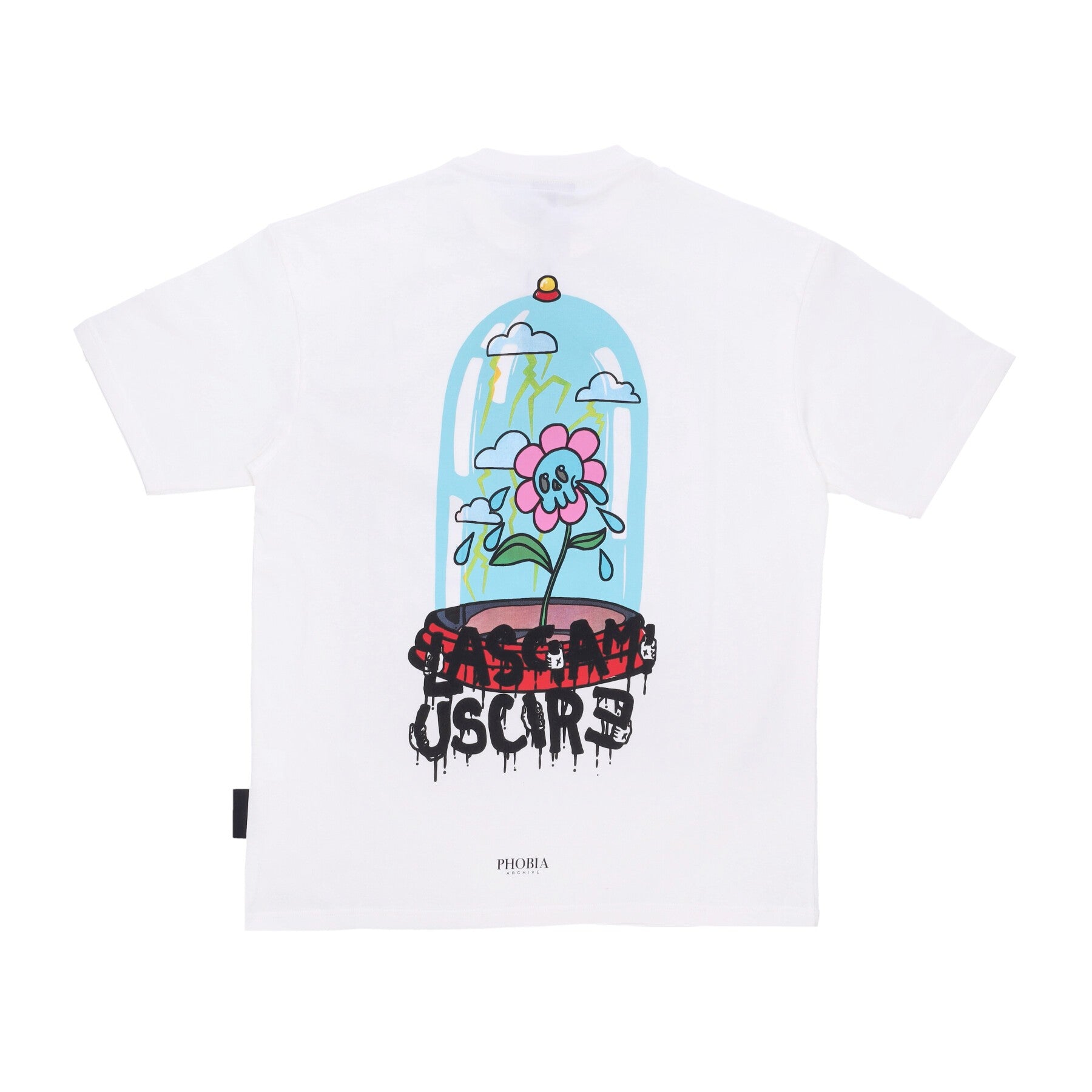 Maglietta Uomo Respiro Print Tee X Testa Di Chezzo Off White