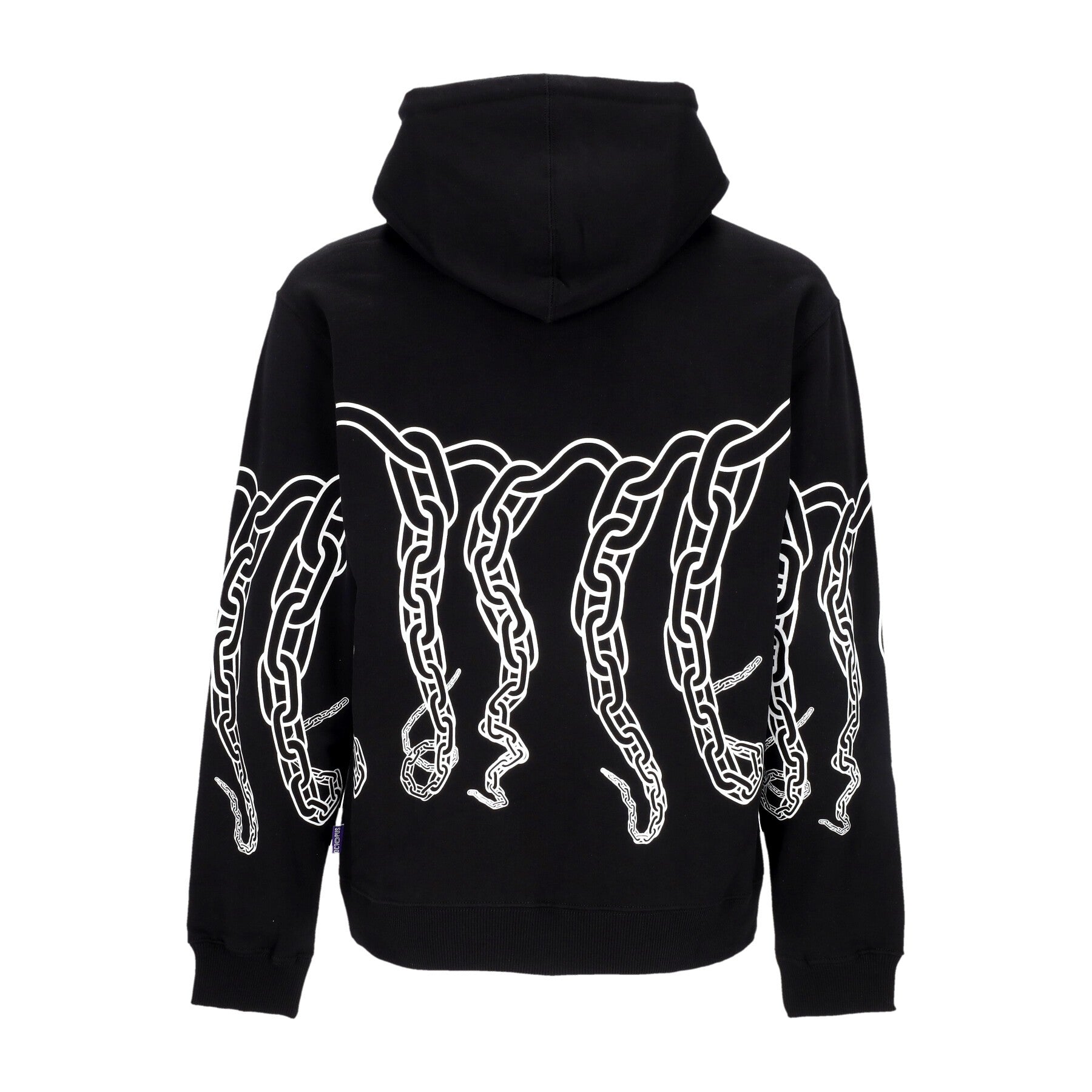 Octopus, Felpa Leggera Cappuccio Uomo Chain Hoodie, 