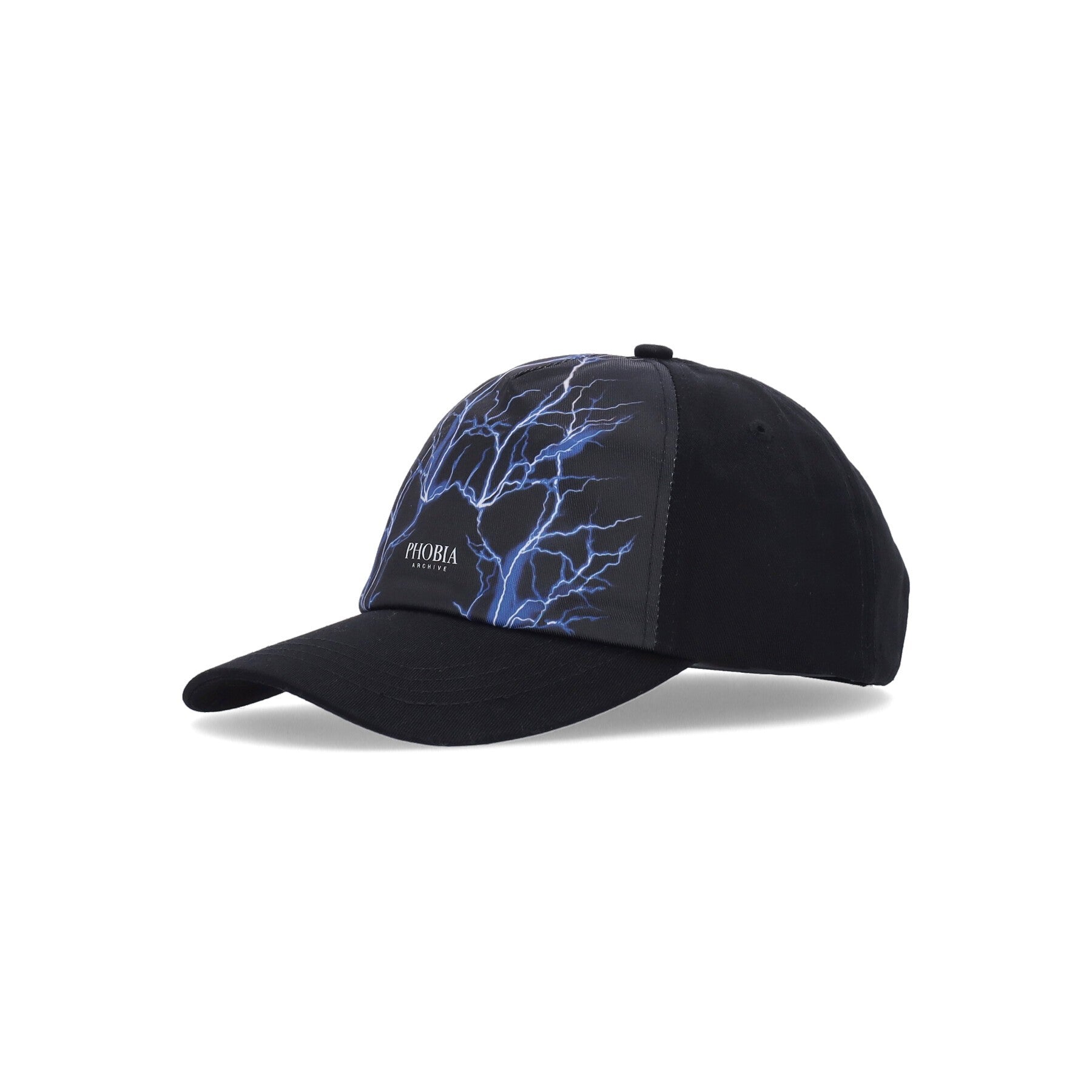 Phobia, Cappellino Visiera Curva Uomo Lightning Cap, Black/blue