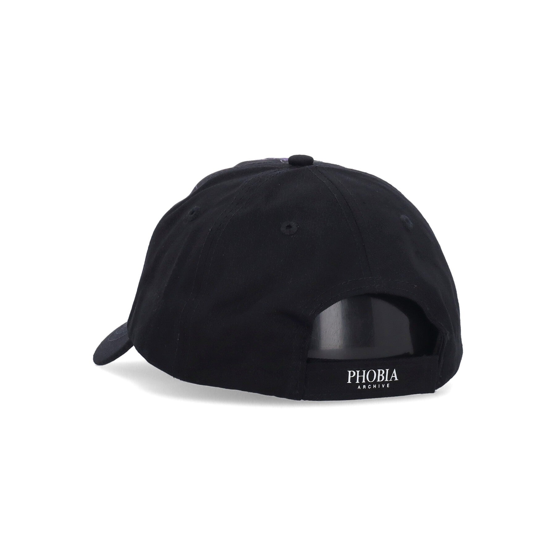 Visage visier Curvy Men Lightning Cap Negro/Púrpura