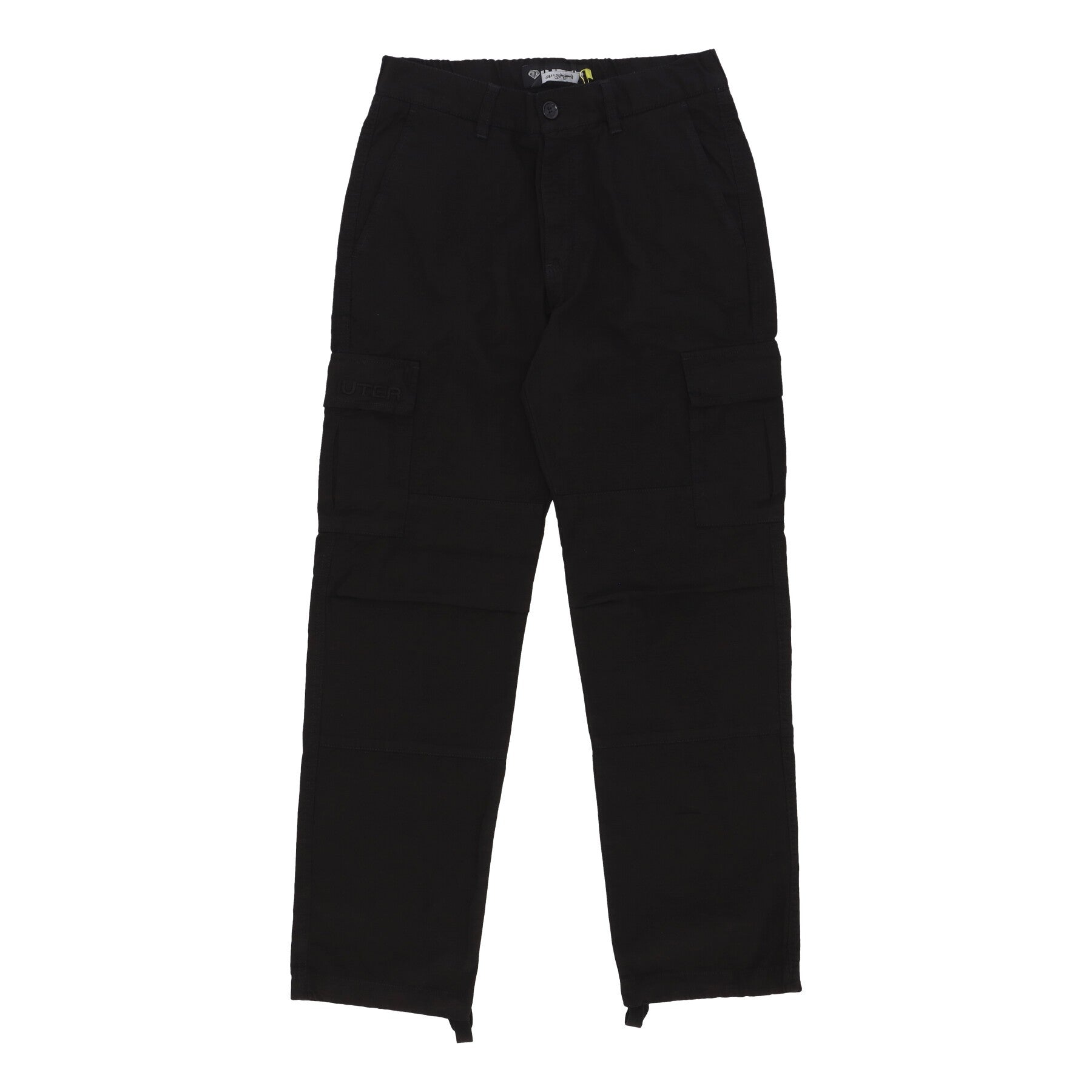 Iuter, Pantalone Lungo Uomo Cargo, Black