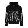 Octopus, Felpa Leggera Cappuccio Uomo Outline Hoodie, Blue/white