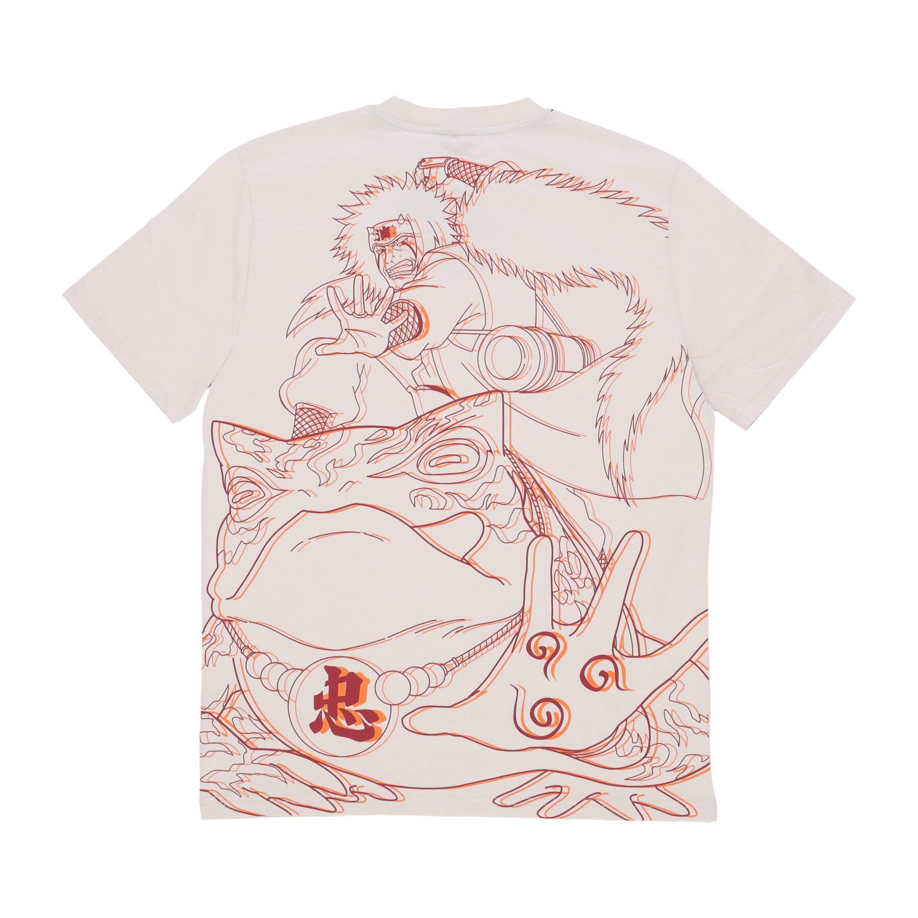 Jiraiya Tee Beige Moonbeam Camiseta