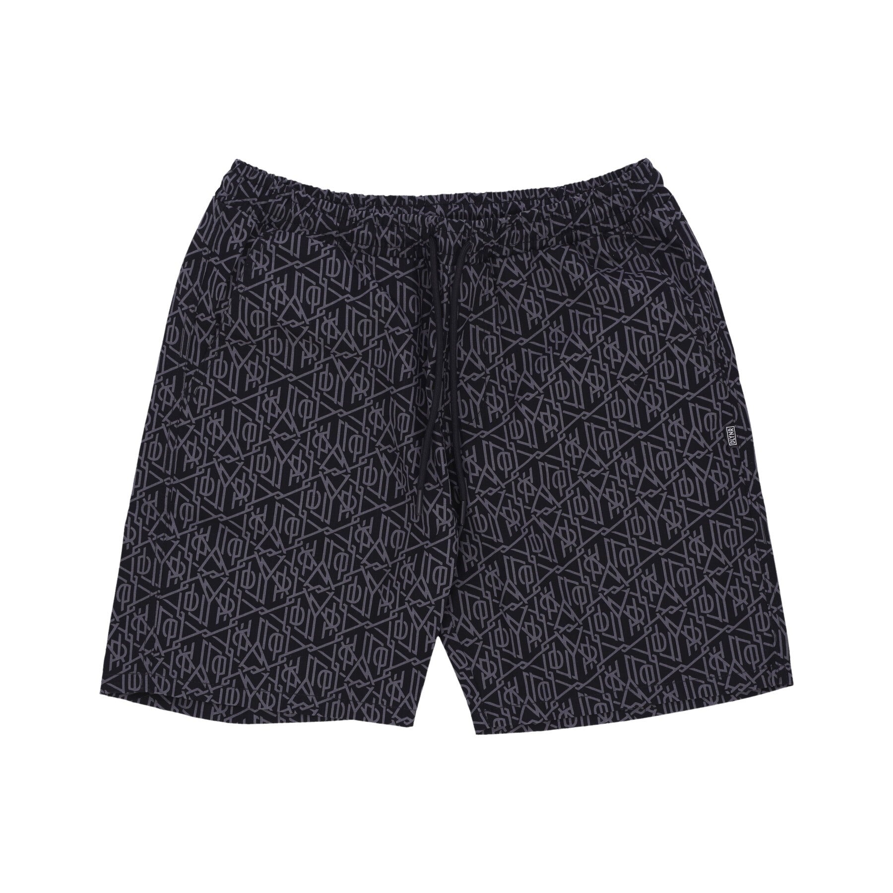 Dolly Noire, Pantalone Corto Uomo Monogram Dlynr Jogger Shorts, Black