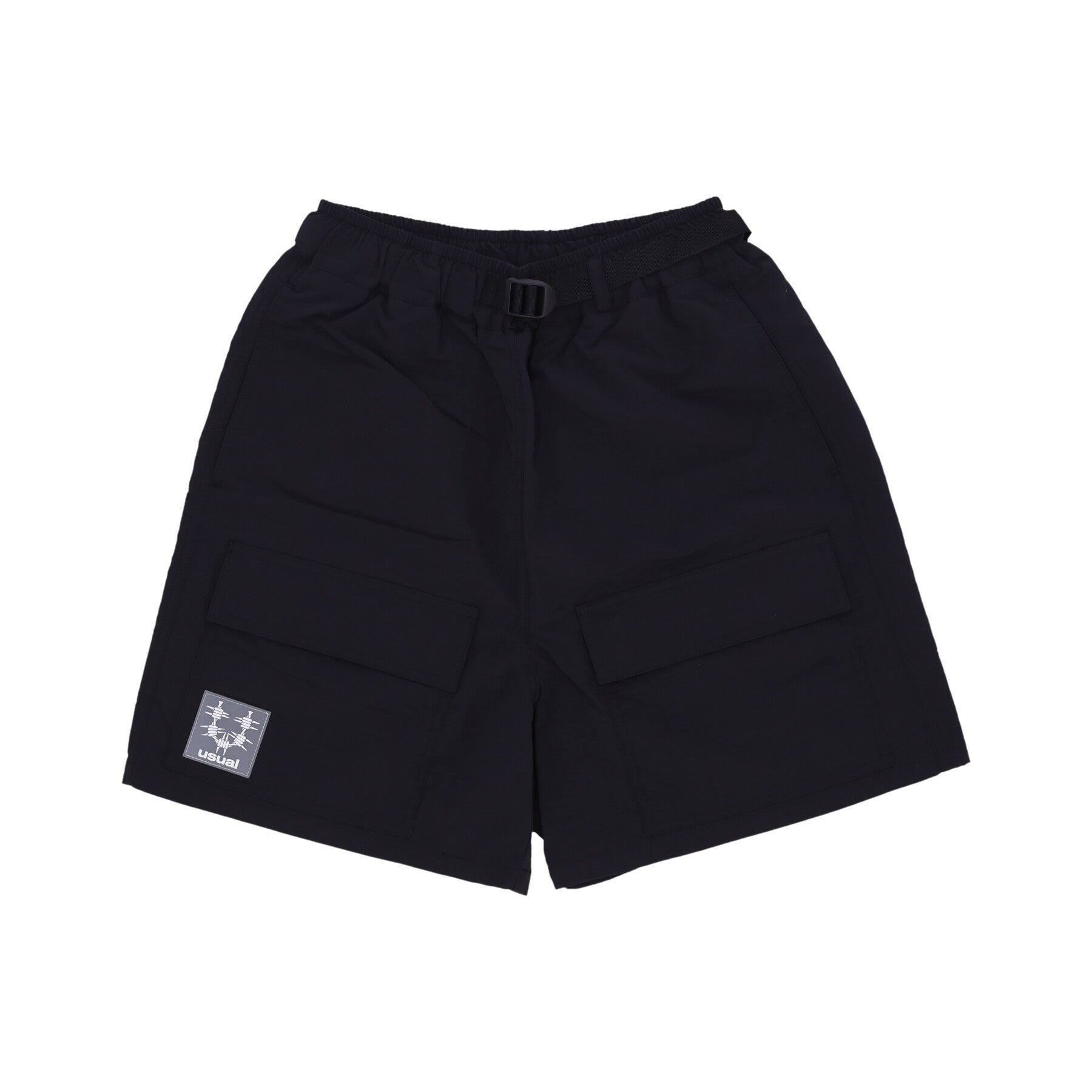 Usual, Pantalone Corto Uomo Trek Shorts, Black